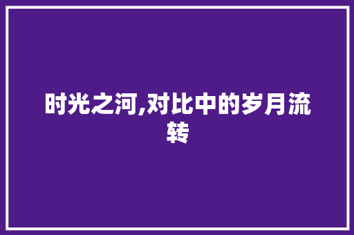 时光之河,对比中的岁月流转