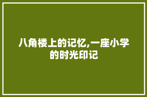 八角楼上的记忆,一座小学的时光印记