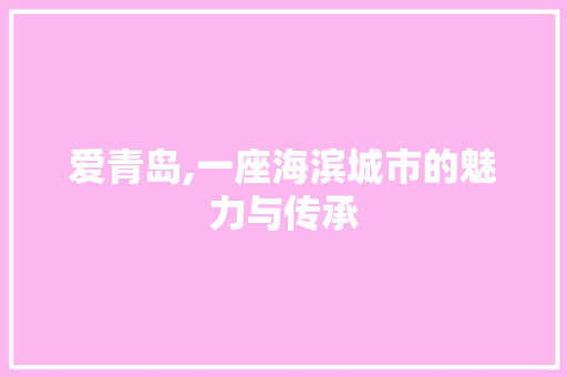 爱青岛,一座海滨城市的魅力与传承 综述范文