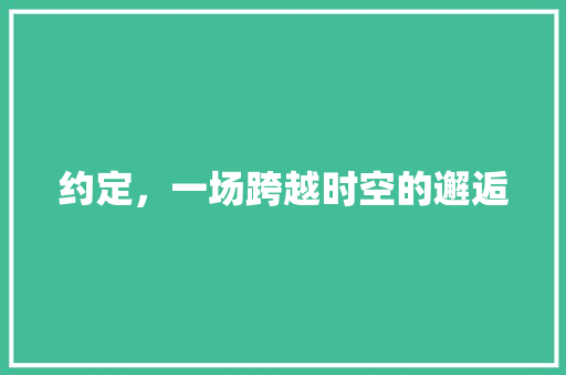 约定，一场跨越时空的邂逅