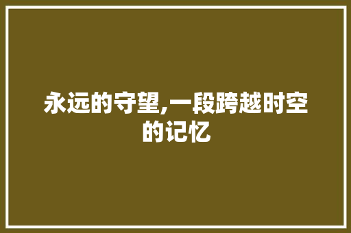 永远的守望,一段跨越时空的记忆