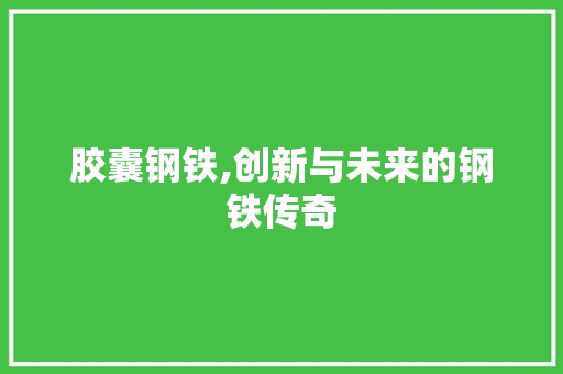 胶囊钢铁,创新与未来的钢铁传奇