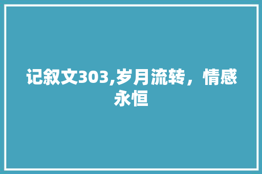 记叙文303,岁月流转，情感永恒