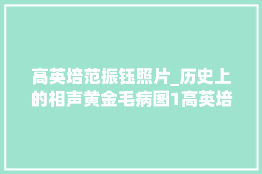 高英培范振钰照片_历史上的相声黄金毛病图1高英培范振钰图6侯耀文石富宽