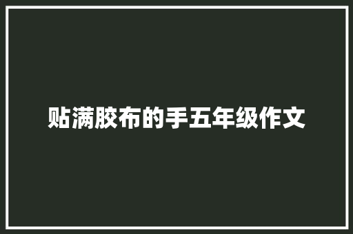 贴满胶布的手五年级作文 综述范文