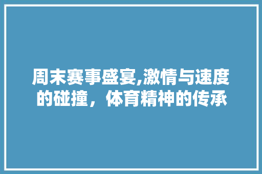 周末赛事盛宴,激情与速度的碰撞，体育精神的传承