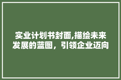 实业计划书封面,描绘未来发展的蓝图，引领企业迈向辉煌